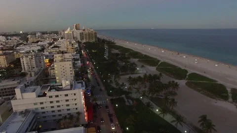 South Beach Evening 動画素材 71499032