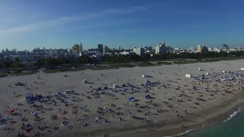 South Beach Stock Footage 71498257