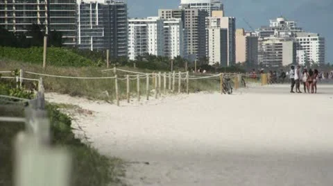 South Beach HD Stock Footage 10871598