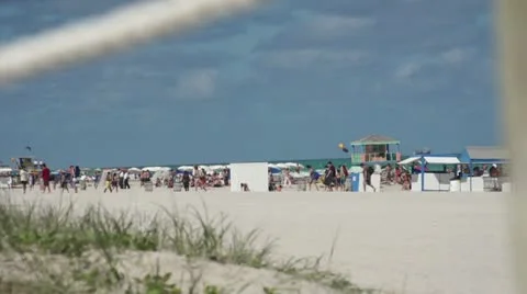 South Beach HD Stock Footage 10871682