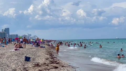 South beach HD Stock Footage 158418232