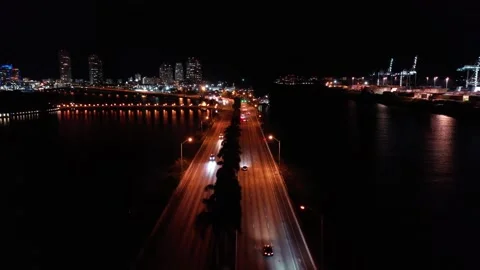 South Beach Highway Stock Footage 156410812