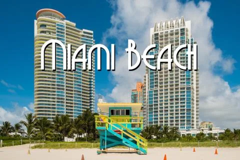 South beach Stock-Illustration
