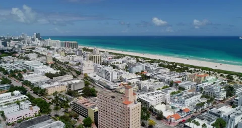 South Beach on Lockdown Stock Footage 149568506