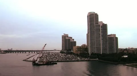 South Beach Miami Stock Footage 12440638