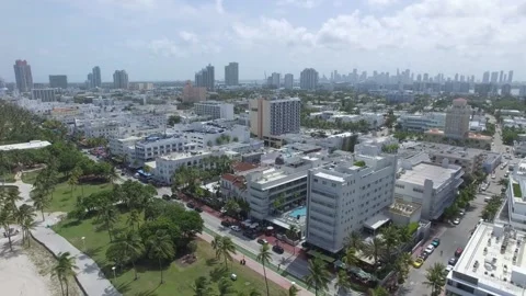 South Beach Miami Stock Footage 202159077