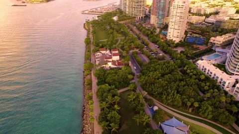 South Beach - Park view Video stock 231705181