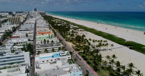 South Beach shut down during Covid Stock Footage 149547757
