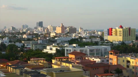 South Beach Time Lapse Stock Footage 24745076
