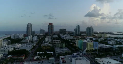 South Beach Towers Stock Footage 148748824