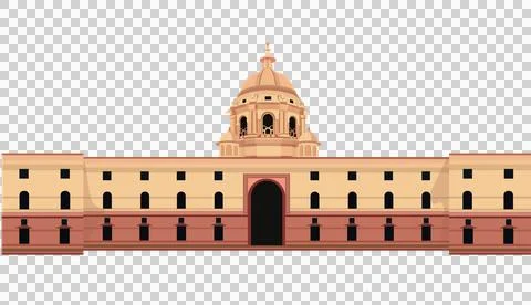 South Block Иллюстрация