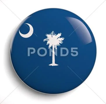 South carolina flag Stock Illustration