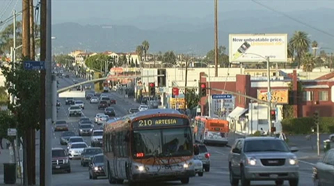 South Central L.A. Stock Footage