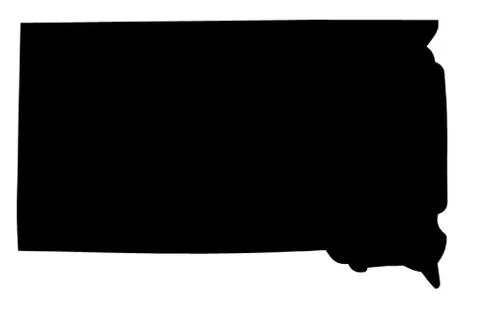 South Dakota Stock Illustration