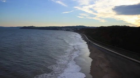 South Devon coastline Stock Footage 75070599