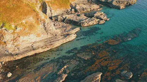 South Devon Summer Evening Video stock 107040585