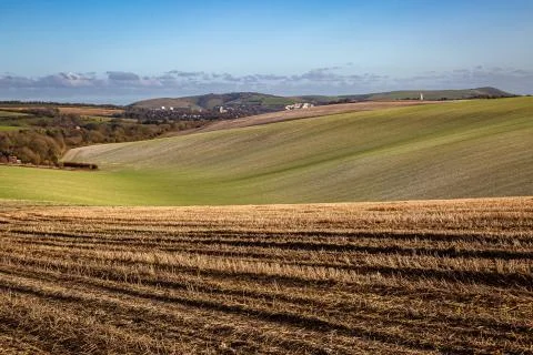 A South Downs Landscape Stock Photos