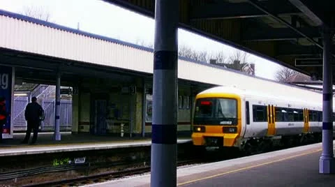 South Eastern Train Video stock 10803585