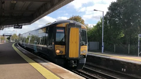 South Eastern Train At Margate Stock Footage 164880877