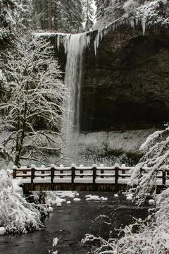 South Falls - Winter Foto stock