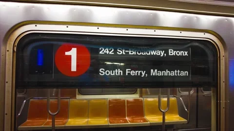 South ferry subway Stock Footage 169100218