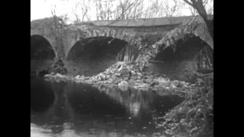The South finally agreed to an unconditional surrender to the North in 1865, Stock Footage 86497436