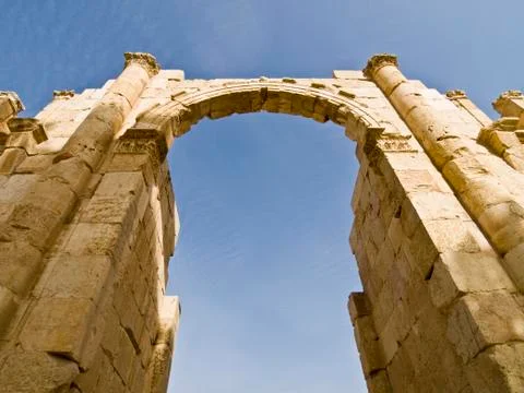South Gate, Jerash Foto stock