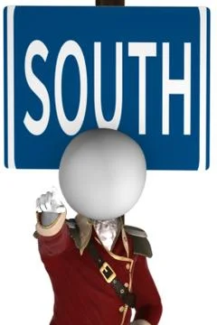 South Stock Illustration