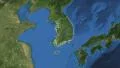 South Korea. 3d earth in space - zoom in on South Korea contoured 4k 4k or 4k+ Resolution