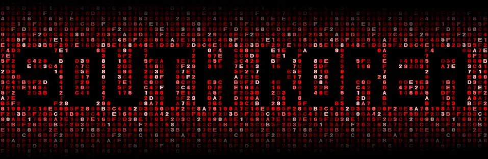 South Korea text on hex code illustration Illustrazione stock