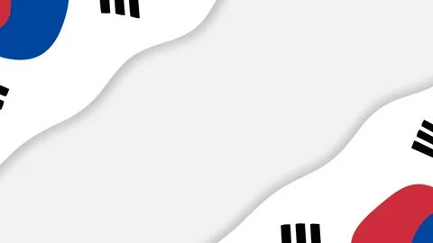 South Korean Flag Remembrance Background for Military Appreciation and Nati.. Видео 340072630