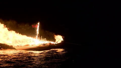 South Mainland Up Helly Aa 2017 Stock Footage 77599556