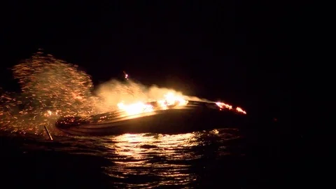 South Mainland Up Helly Aa 2017 Stock Footage 77607828