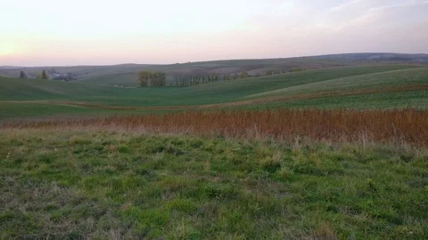 South Moravian autumn fields Stock Footage 99201348