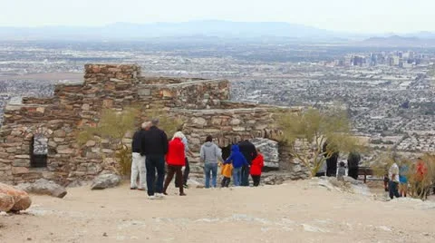 South Mountain Phoenix Stock Footage 16541312