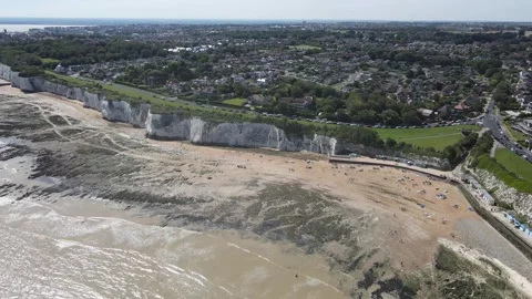 South to North view of Dumpton Gap, Kent Stock Footage 250450234