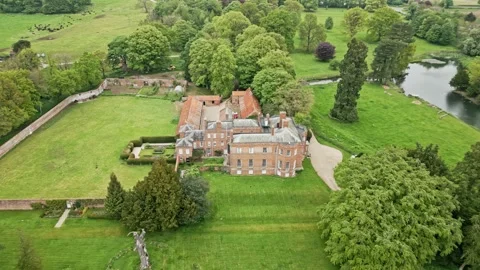 South Ormsby and South Ormsby Estate, Lincolnshire, UK.8k Video Stock Footage 241667172