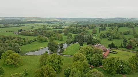 South Ormsby and South Ormsby Estate, Lincolnshire, UK.8k Video Stock Footage 241667249