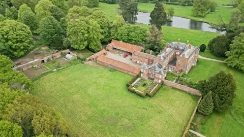 South Ormsby and South Ormsby Estate, Lincolnshire, UK.8k Video Stock Footage 241667337