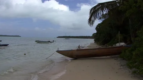 South Pacific Beach Stock-Footage 49108888