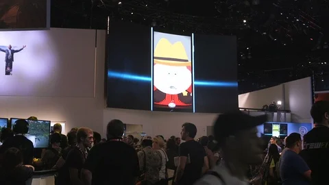 South Park Ad E3 2017 Stock Footage 88204207