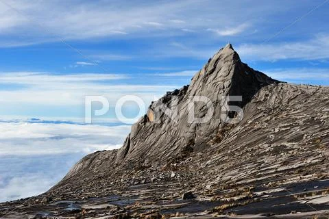 South peak, mount kinabalu Stock Photos