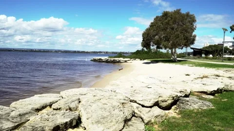 South perth shore Stock Footage 162711372