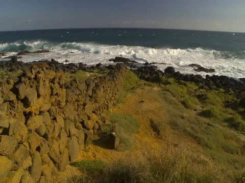 South Point Cliffs, Hawaii Video stock 22243444