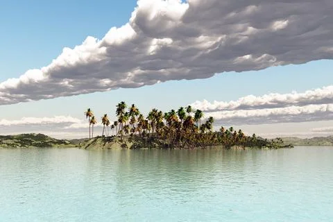 The south seas Illustrazione stock