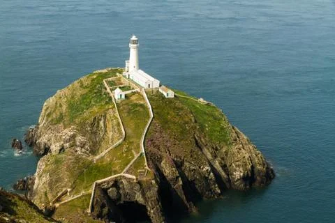 South Stack lighthouse, Anglesey Stock Photos