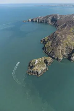 South Stack Lighthouse Anglesey Stock Photos