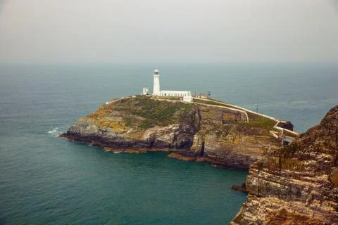 South stack lighthouse Stock Photos