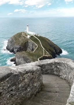 South Stack Lighthouse Stock Photos
