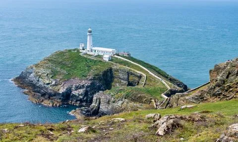 South Stack Lighthouse Stock Photos